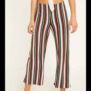 Urban outfitters rainbow striped knit pants